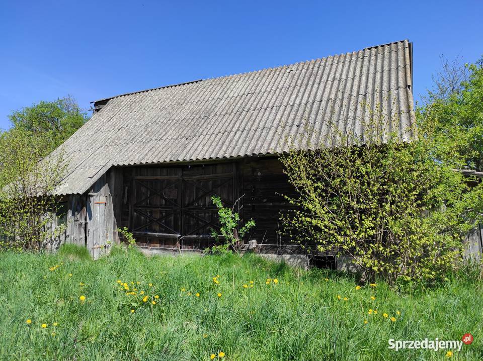 Dom Stodoła Domek drewno do rozbiórki wieś Sprzedaż Warpechy Stare