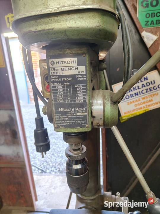 Wiertarka stołowa HITACHI podkarpackie Sieniawa