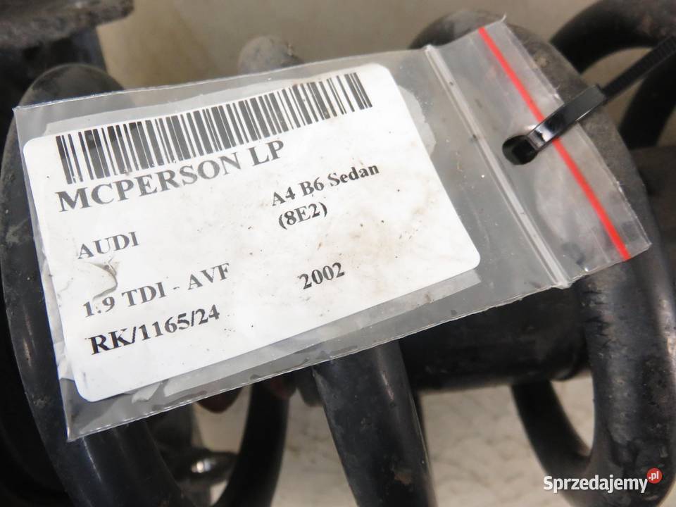 MCPERSON LEWY PRZEDNI AUDI A4 B6 19 TDI małopolskie