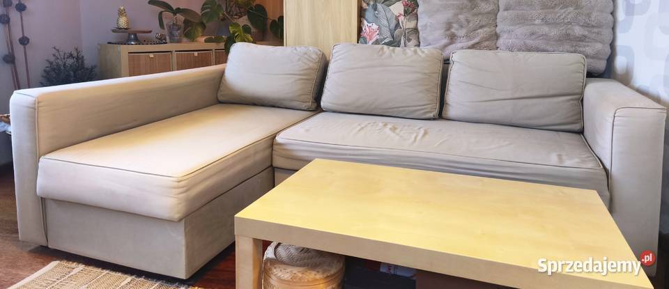 IKEA MANSTAD Narożnik z funkcją spania Pojemnik 73cm Kraków