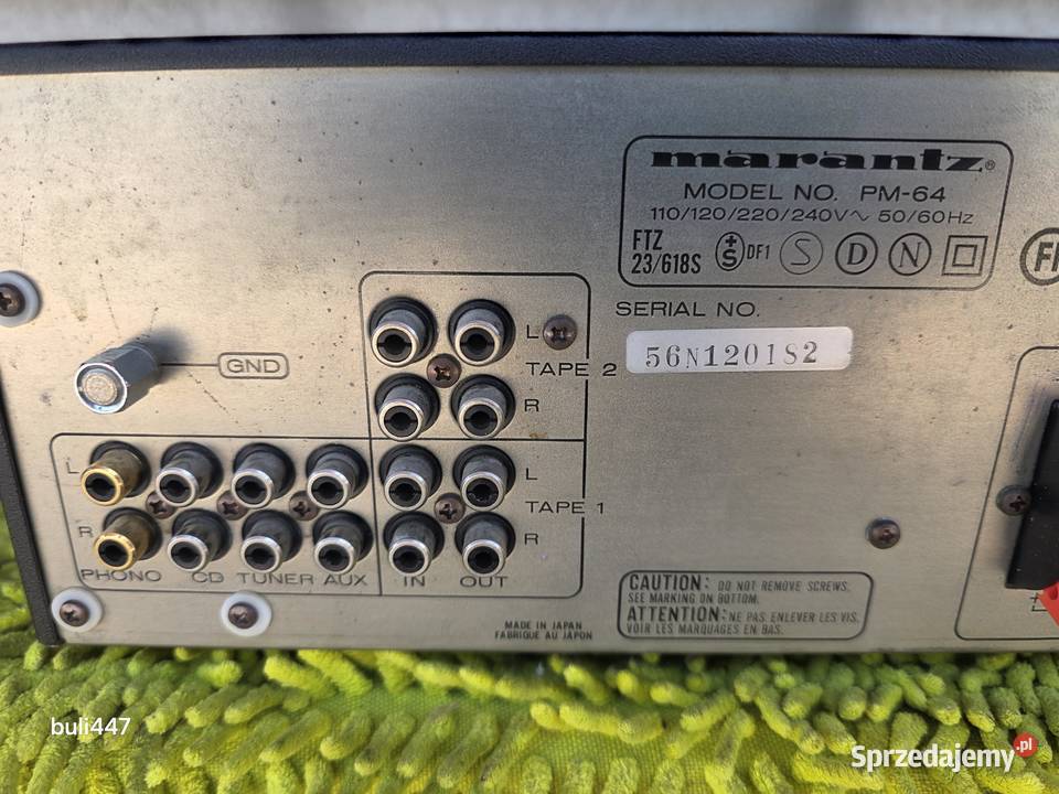 wzmacniacz marantz pm64 Chełm Śląski sprzedam