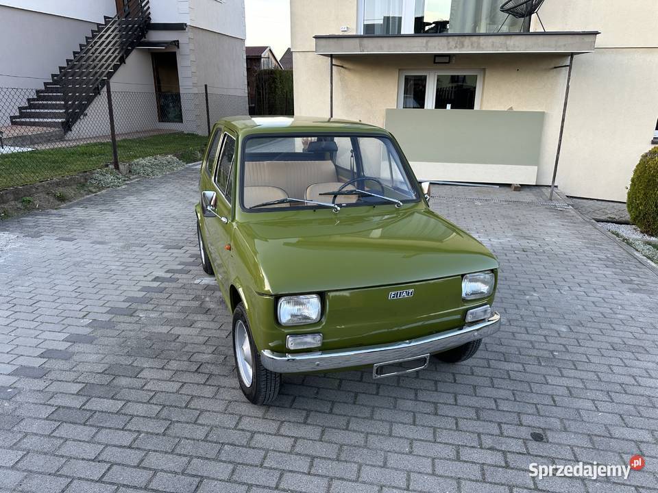 Fiat 126 I seria 1973r małopolskie Tomice