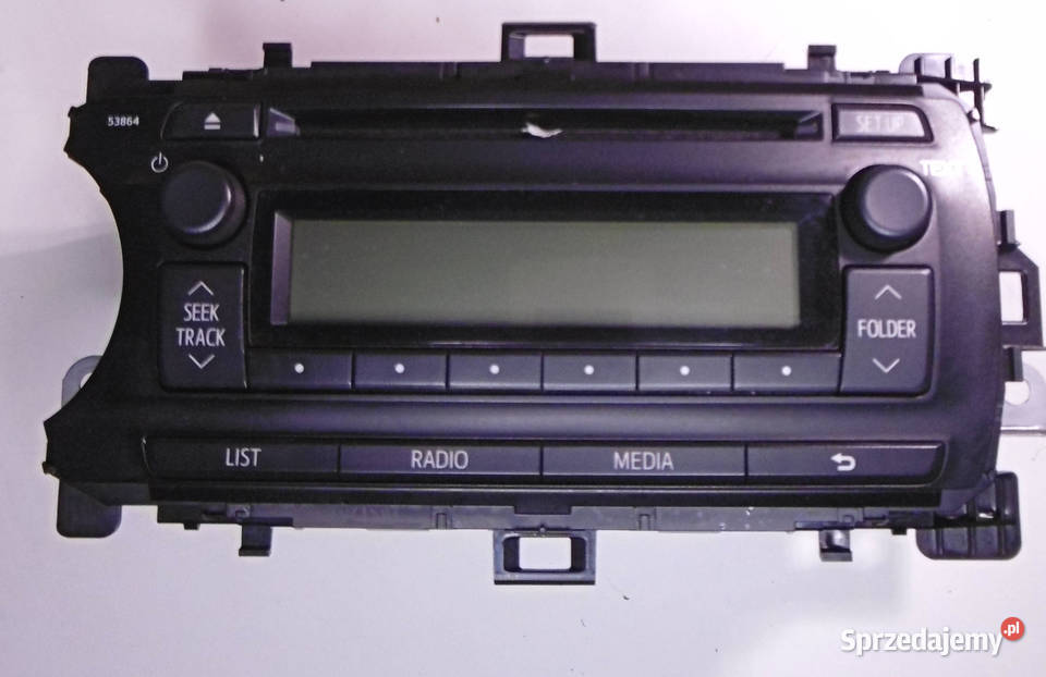 Toyota Yaris Radio 861200D640 Fabryczne Katowice sprzedam