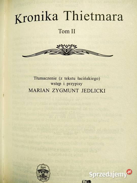 Kroniki Thietmara 2 książki albumy antykwariaty Warszawa