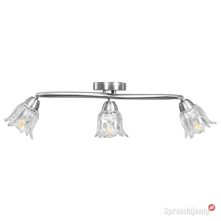 Lampa sufitowa ze szklanymi kloszami na 3 Warszawa sprzedam
