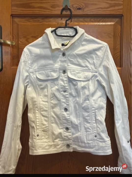 Biała jeansowa kurtka More More L