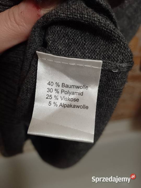 2XL3XL 4446 Szara sukienka zimowa z golfem z Kraków