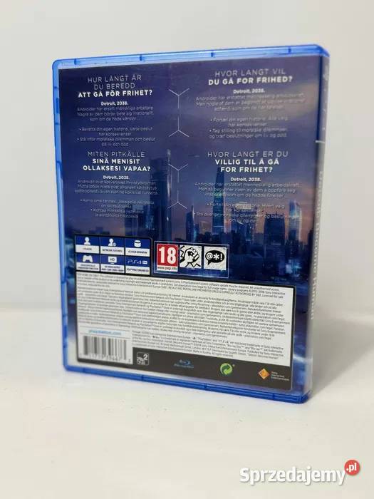 GRA DETROIT BECOME HUMAN NA 4 PLAYSTATION 4 ENG sprzedam