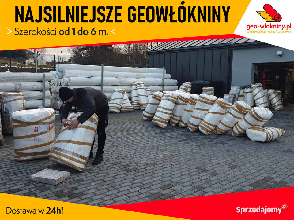 Geowłóknina Geowłókniny PP Polipropylen do 6m małopolskie Kraków