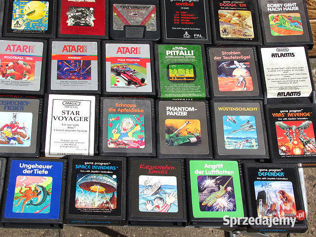 Kartridże z grami do konsoli Atari 2600 różne łódzkie Łódź