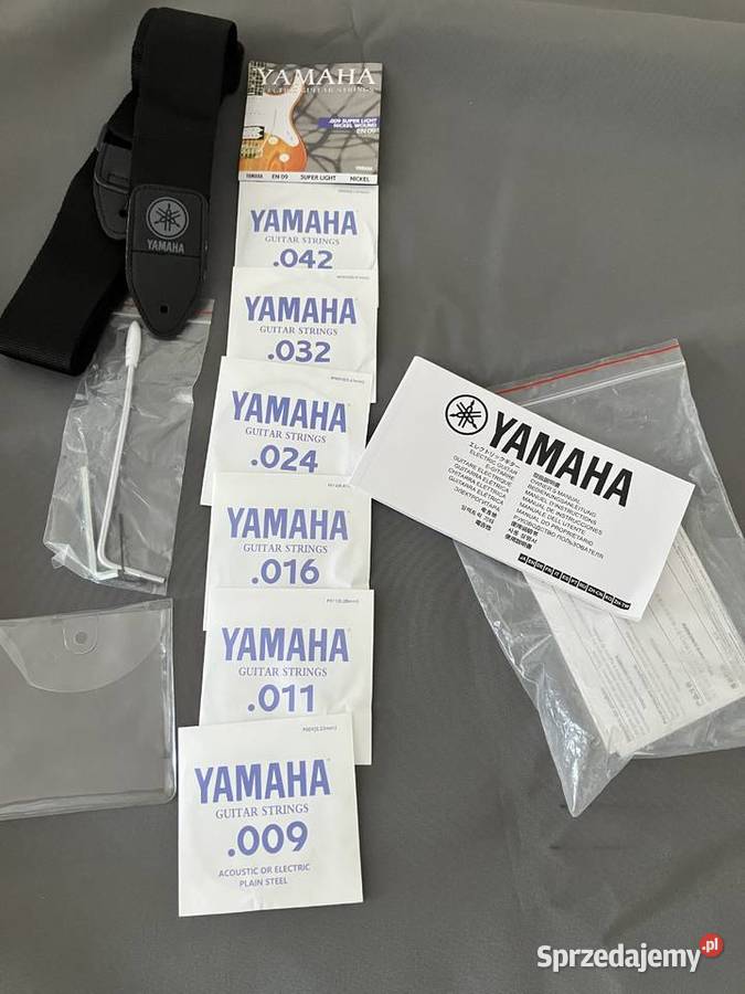 Struny do gitary elektrycznej YamahaEN09pasek