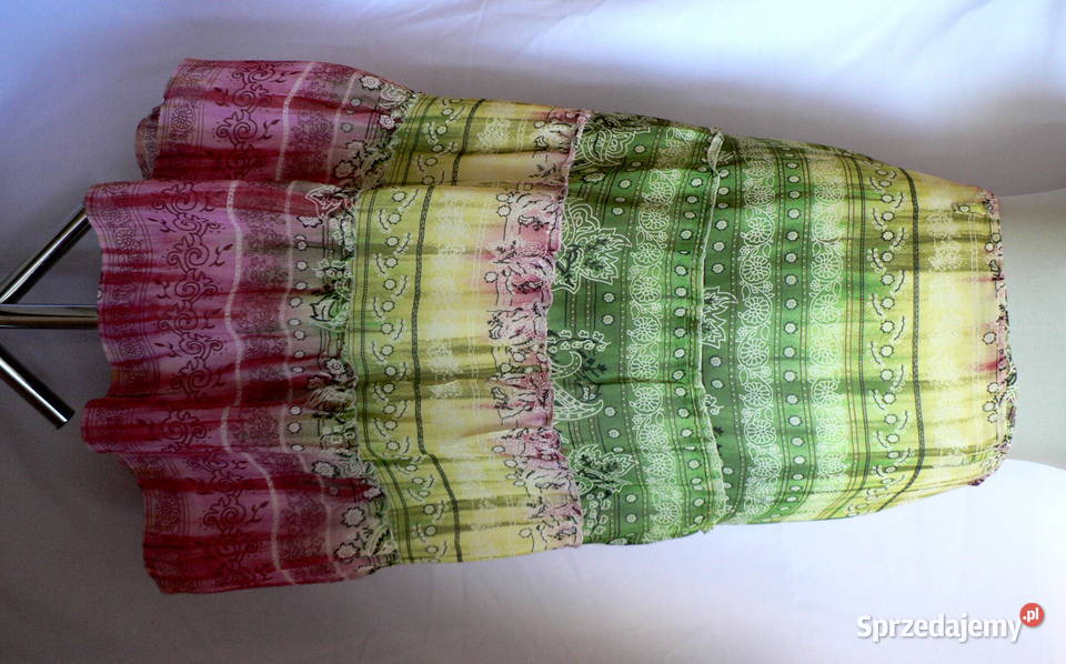 Steilmann piękna letnia spódnica z falbanami 46 Łódź