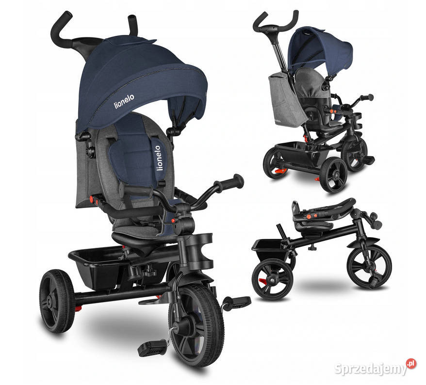 Rowerek trójkołowy 2w1 obracany Lionelo Haari Pozostałe Baranowo