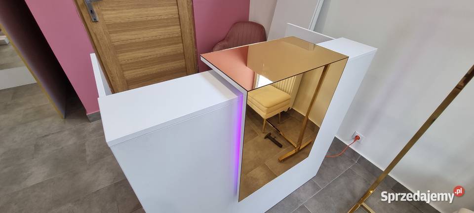 Lada recepcyjna Recepcja Loko Gold Złote Lustro sprzedam