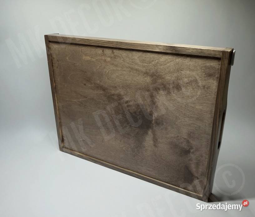 Drewniana taca prostokątna DECOUPAGE Jarocin sprzedam