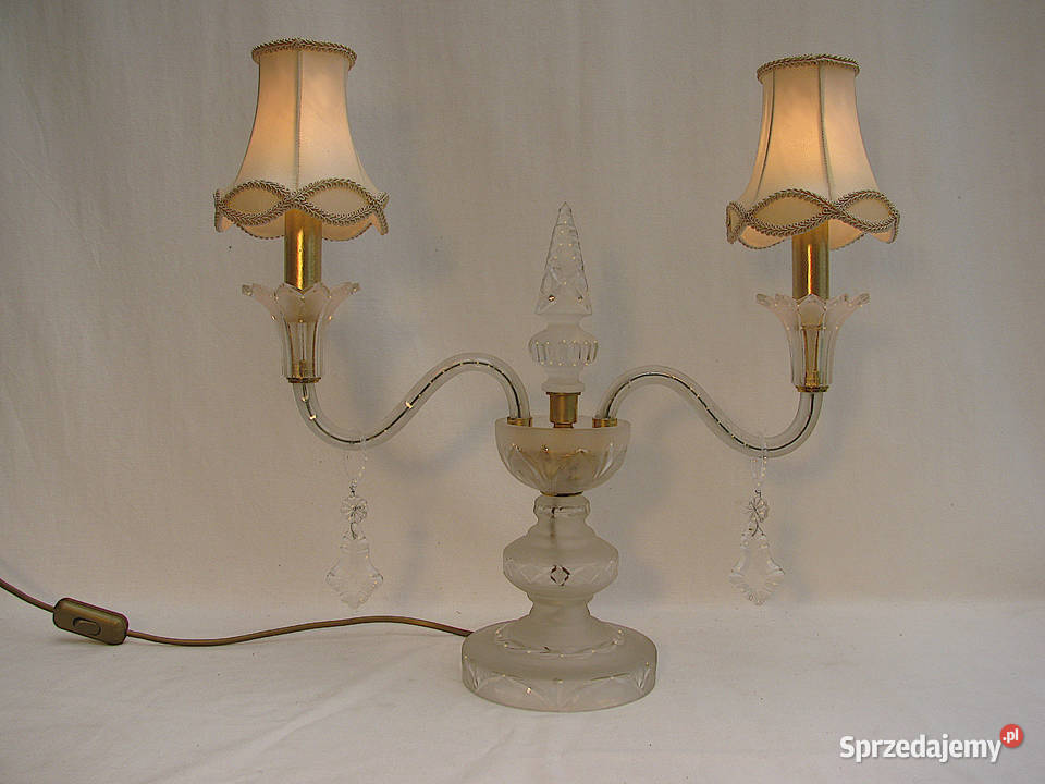 Lampka szklana stylowa Piękna