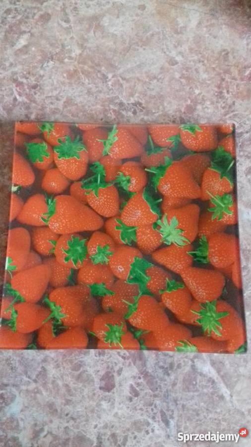 Talerz w truskawki wielokolorowy warmińsko-mazurskie sprzedam