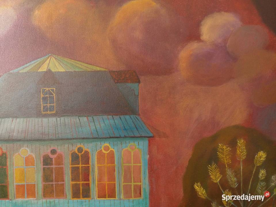 Obraz pejzaż bajkowy duży 134x104 Sędziszów Małopolski