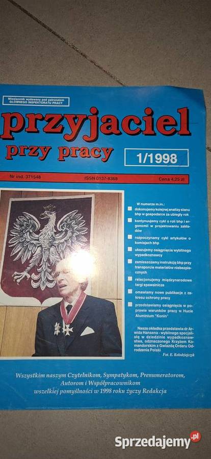 Kolekcja Przyjaciel pracy 19972000 11 numerów Łęczyca sprzedam