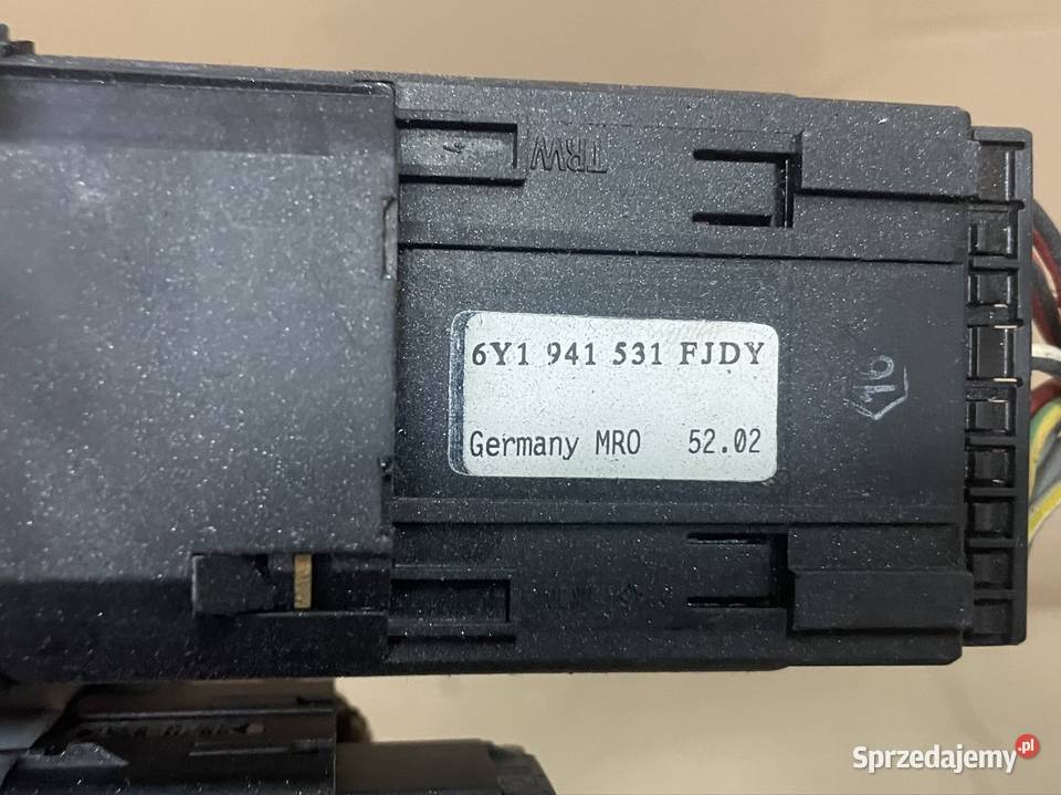 6Y1941531 włącznik świateł skoda fabia I 1 Szczecin sprzedam