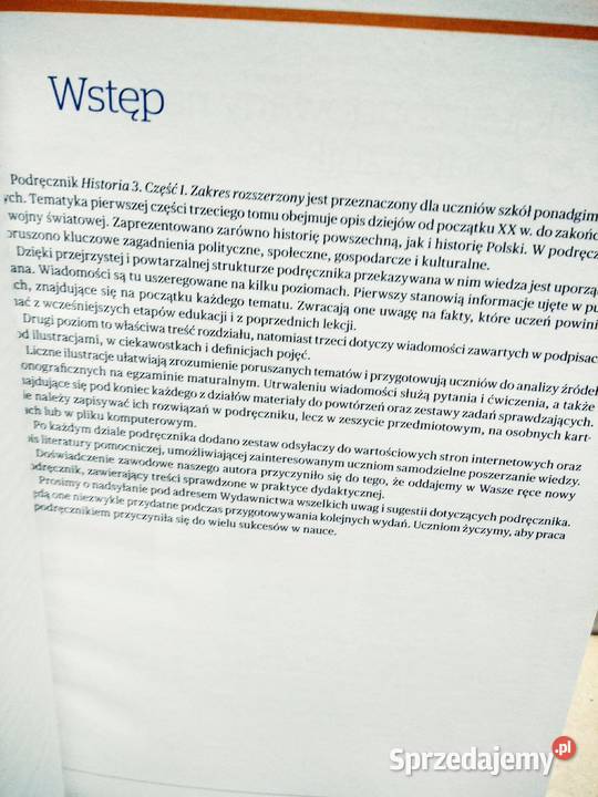 Historia 3 operon rozszerzenie podręcznik Warszawa sprzedam