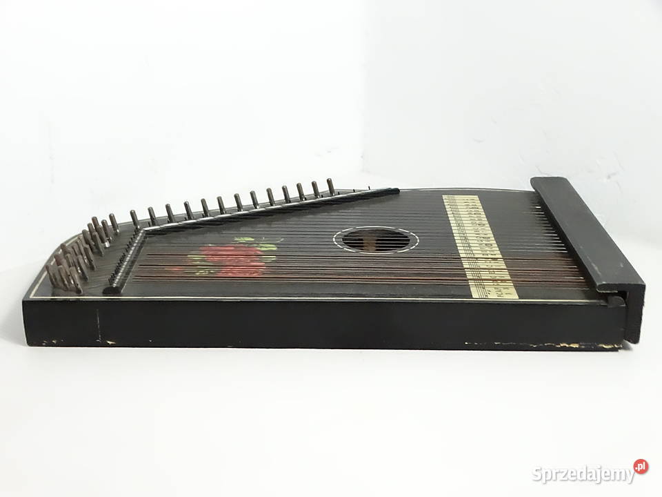 Stara cytra gitarowa GitarrZither nuty pudełko lubelskie