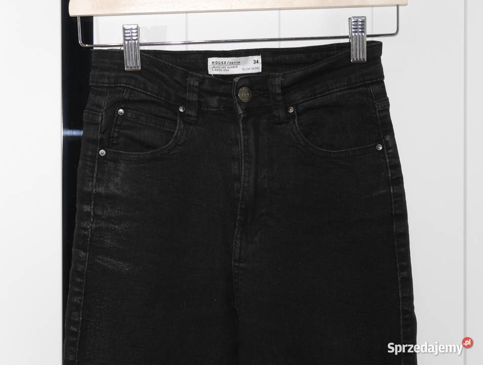 House Denim Slim Mom świetne spodnie 34 XS dolnośląskie