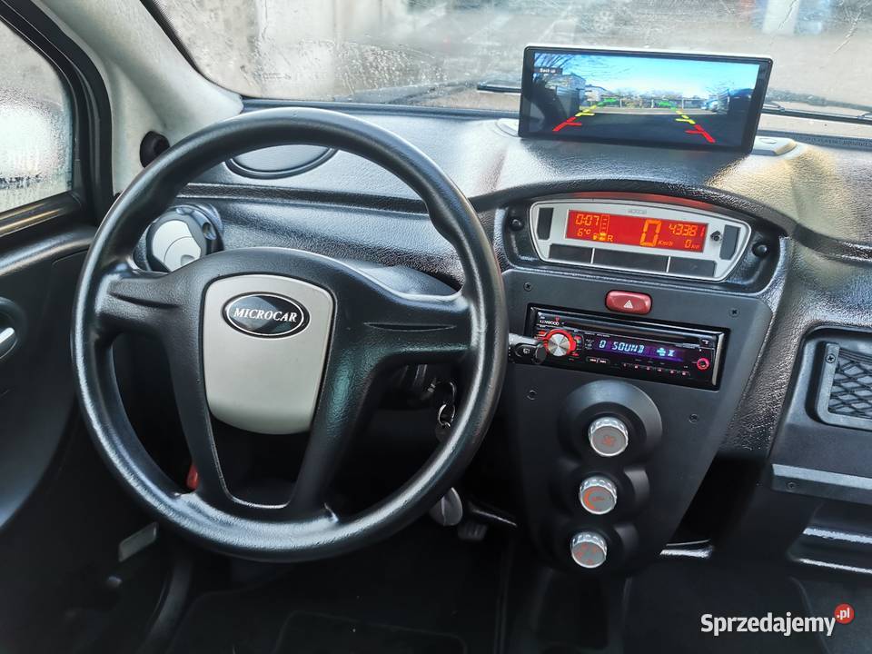 Microcar MGO 2010r 4 osobowy Fak VAT23 L7e na B1 światła przeciwmgielne