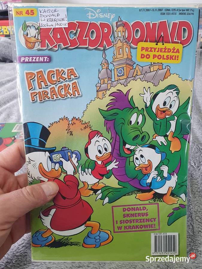 Kaczor Donald w Krakowie komiks 2007 pomorskie Gdynia