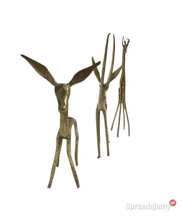 Zestaw figurek mosiężnych retro vintage sprzedam