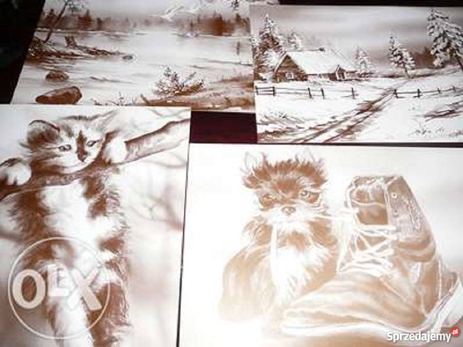 4 stare obrazki reprodukcje Wrocław