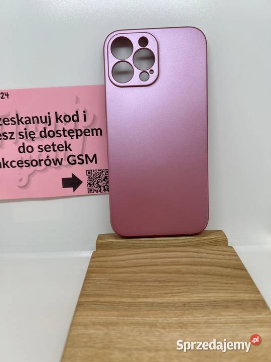 Etui Silicone Metallic Mikrofibra iPhone 13 PRO Elektronika