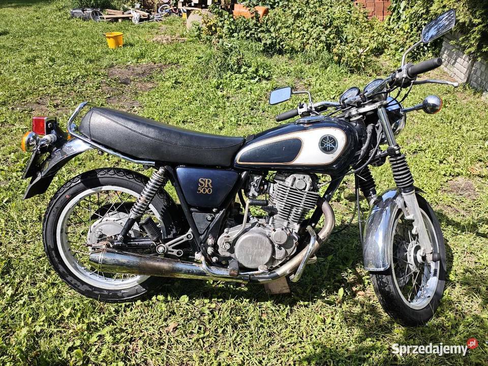 YAMAHA SR 500 zarejestrowana opłacona na chodzie