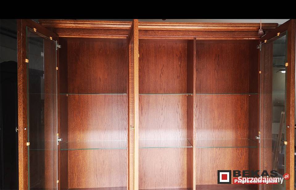 Stylowa Witryna 160 Lity Dąb Bekas Meble 50cm Czerwionka-Leszczyny