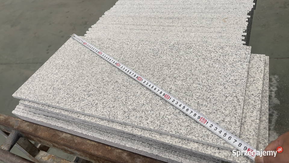 Płytki Granitowe G603 61x305x1 płomień Przemyśl