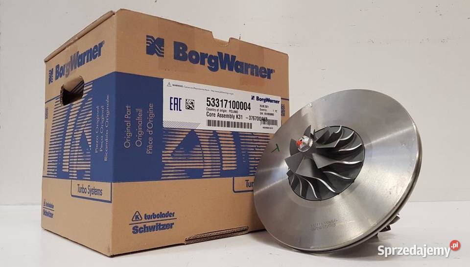 Nowy rdzeń CHRA BorgWarner KKK 53317100004 Pozostałe