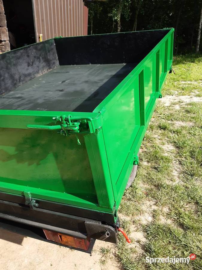 Przyczepa Jednoosiowa z kiprem na boki Wielopole Skrzyńskie