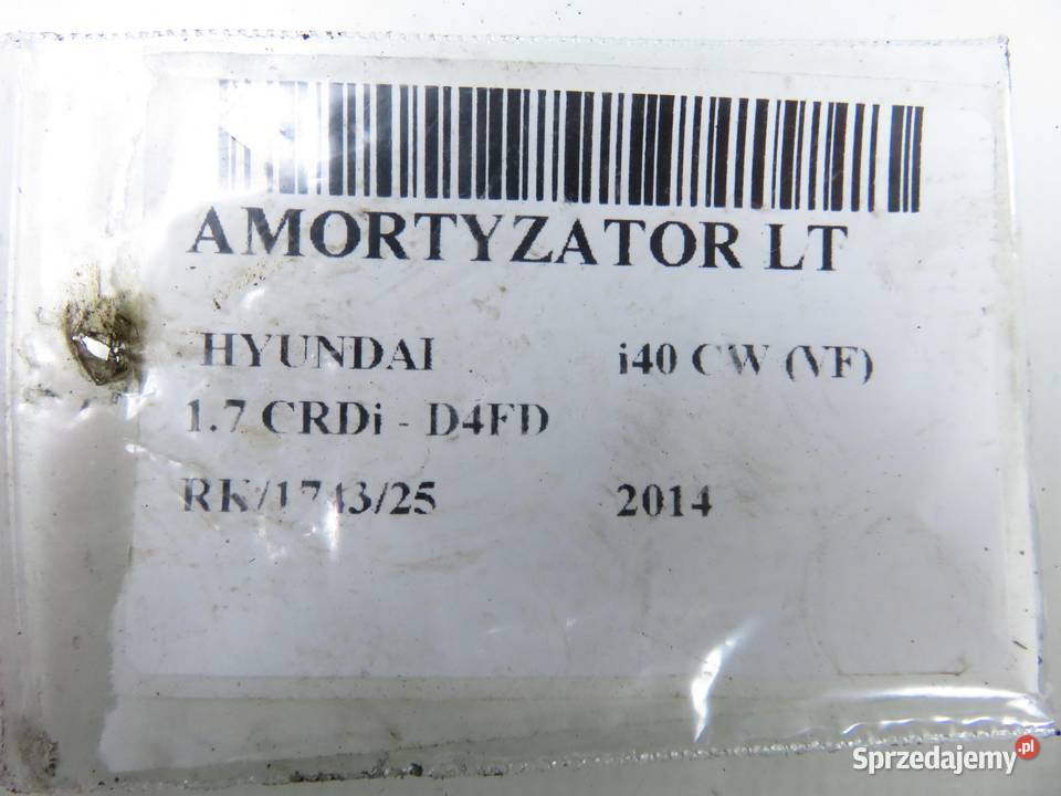 AMORTYZATORY TYŁ HYUNDAI i40 KOMBI 17 CRDi sprzedam