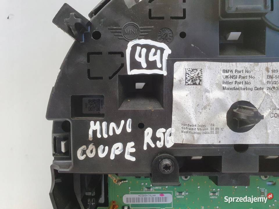 Mini Cooper One R56 LICZNIK ZEGARY 9189503 Wyposażenie wnętrza Rudka sprzedam
