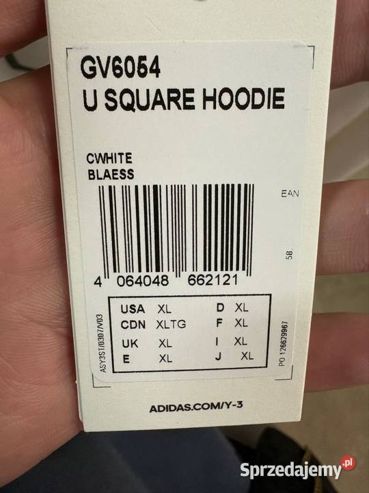 Y3 U SQUARE HOODIE Warszawa