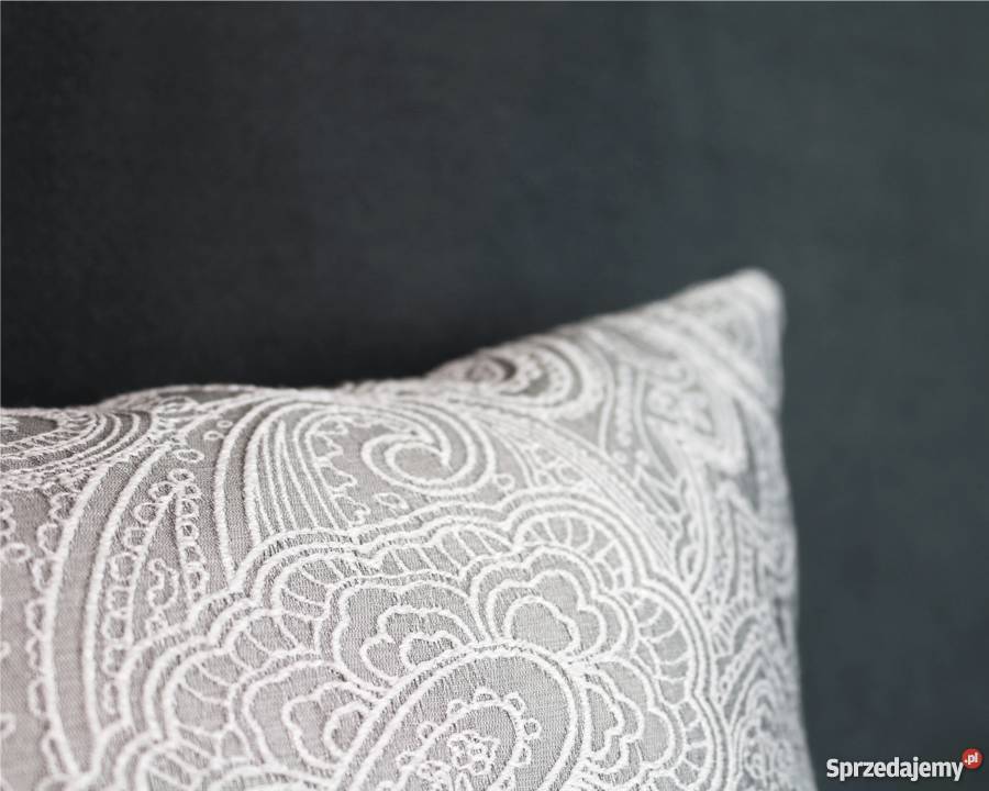 Poduszka ozdobna dekoracyjna do salonu na kanapę odcienie szarości Dekoracje i ozdoby Kraków