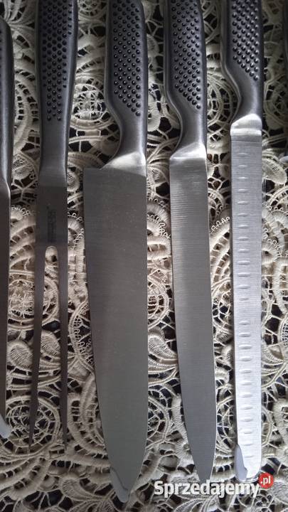 ZESTAW NOŻY KUCHENNYCH Z OSTRZAŁKĄ I ZAWIESZKĄ Piła