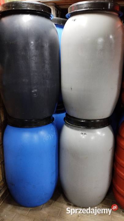 Beczki plastikowe 220 litrów na deszczówkę inne Giżycko
