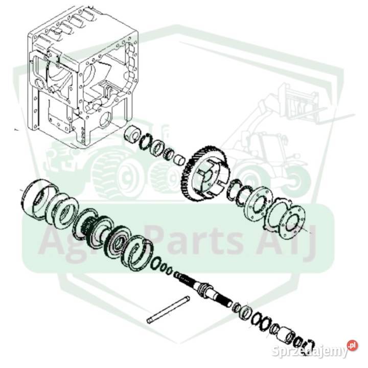 Kosz przedniego napędu Wałek 6005024083 Claas Ciechanowiec
