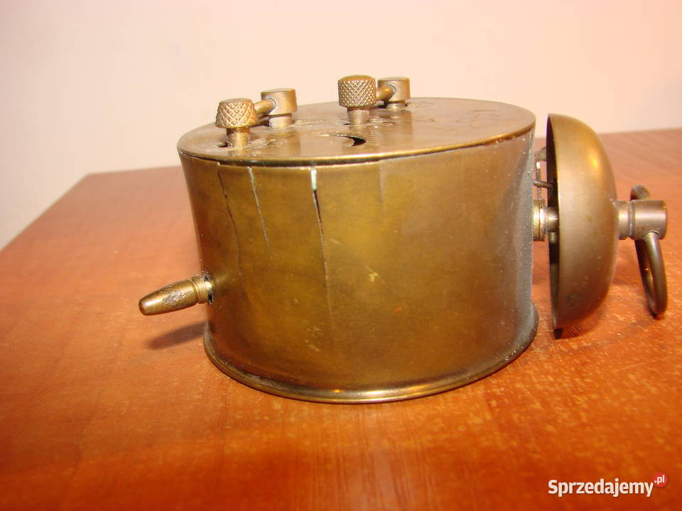 Black Forest stary mosiężny budzik Kolekcje Pruszcz Gdański