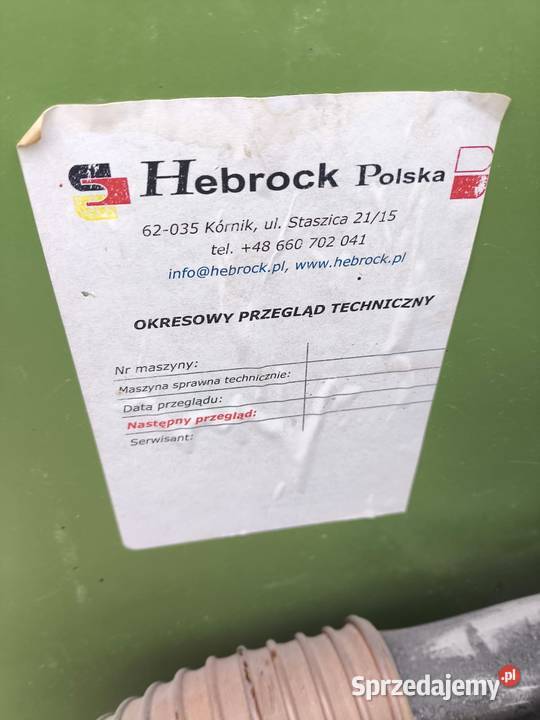 Okleiniarka Hebrock AKV 2001 DK na części Wejherowo sprzedam