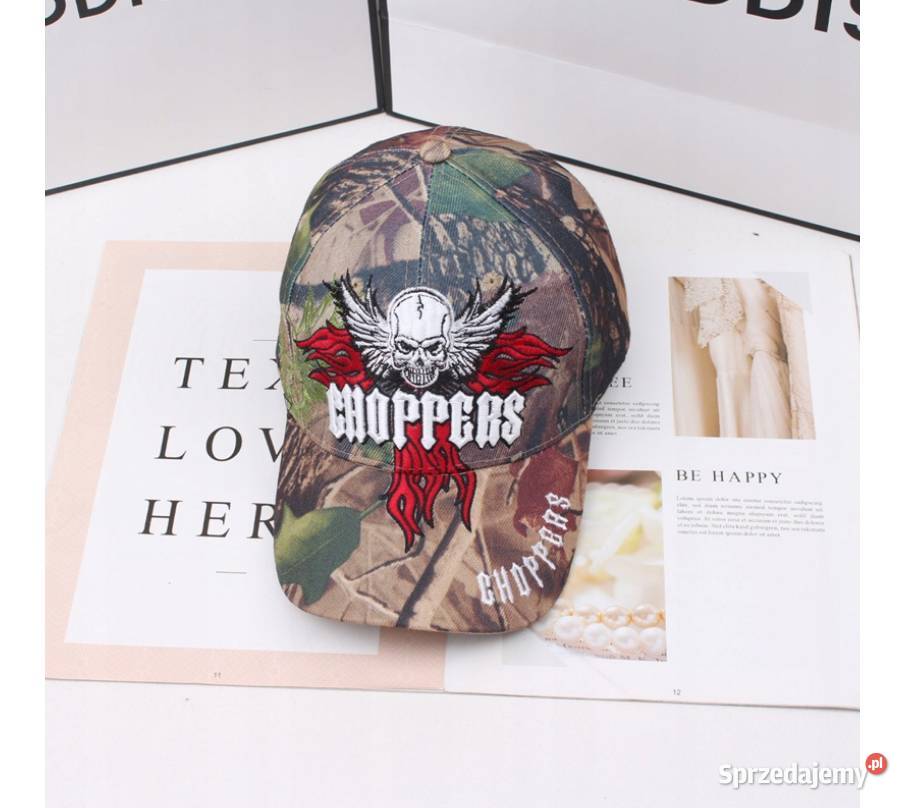 Czapka z daszkiem bejsbolówka motocyklowa Sosnowiec