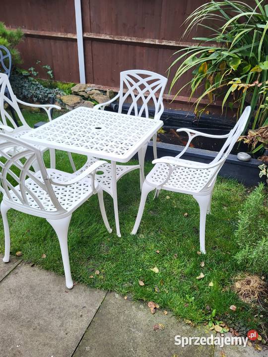 Unikatowy zestaw mebli ogrodowych ALUMINIUM 4 Ciepielów