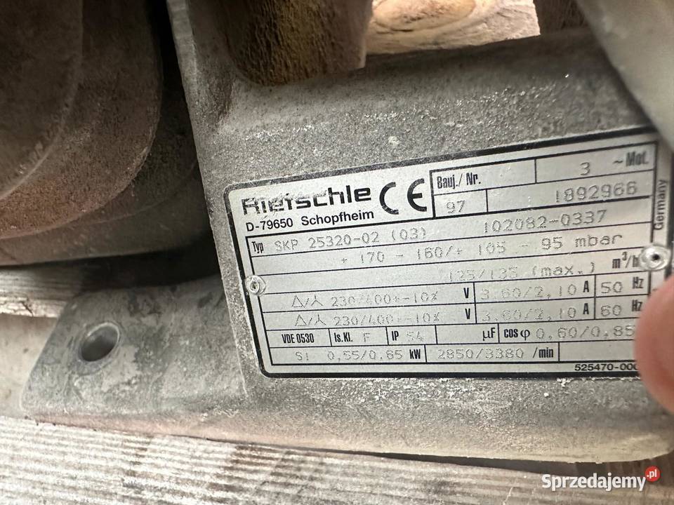 Rietschle SKP2532002 pompa vacuum ManRoland 300 Nowy Tomyśl