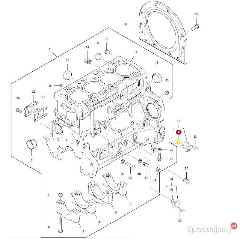 Oring wtryskiwacza Massey Ferguson 4226260M1 podlaskie Białystok